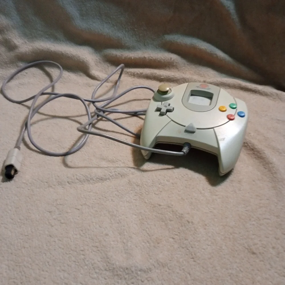 Sega Dreamcast Controller White HKT-7700 Official Wired Gamepad OEM Retro Gaming
